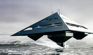 Tetrahedron, un yacht   pyramide   sorti de Stargate