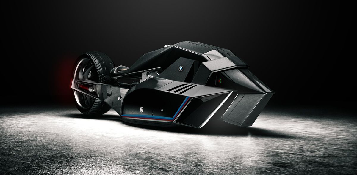 BMW imagine une moto en forme de requin dépassant les 600 km/h #3