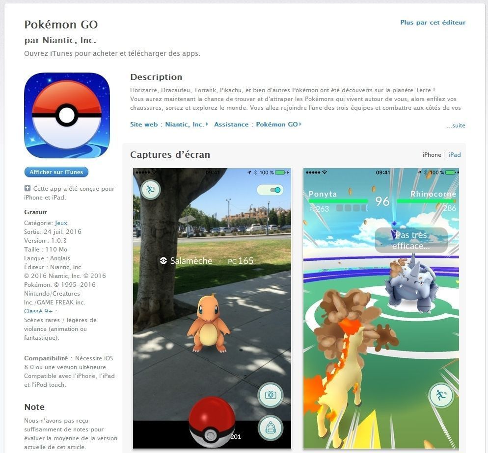 Pokémon GO est enfin sorti en France #3