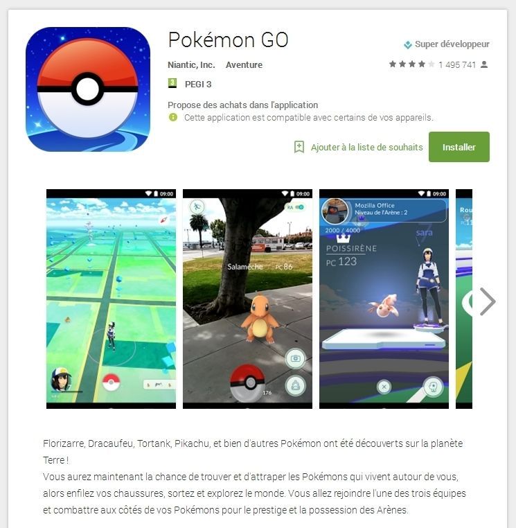 Pokémon GO est enfin sorti en France #2