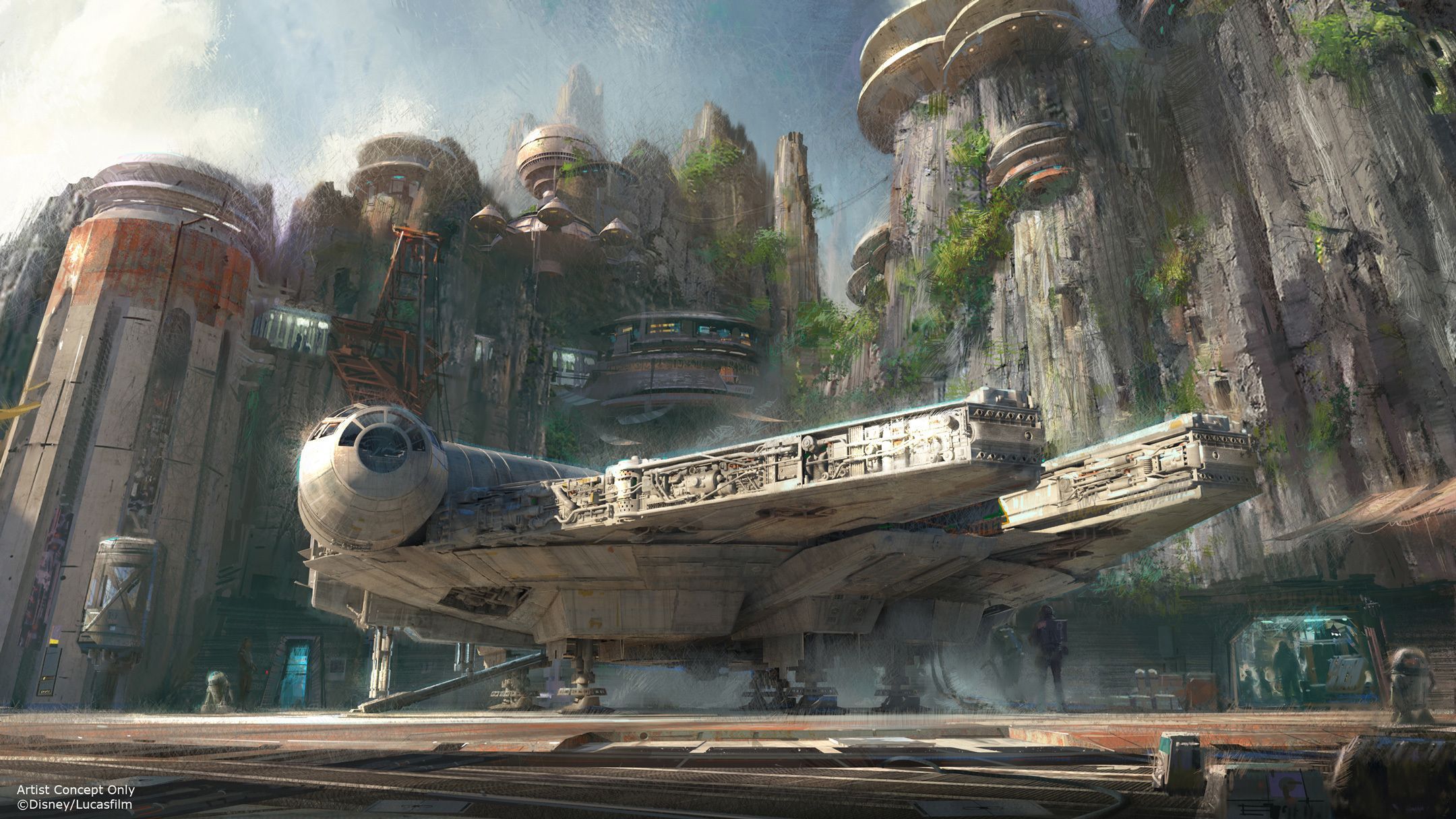 Une nouvelle image de Star Wars Land