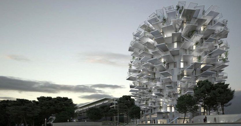 Découvrez l'Arbre Blanc, le projet architectural fou de Montpellier