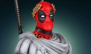 Un buste de Deadpool façon César
