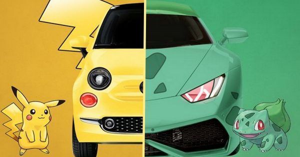 Pokémon Go : découvrez la Fiat 500 Pikacento et la Bulbaghini