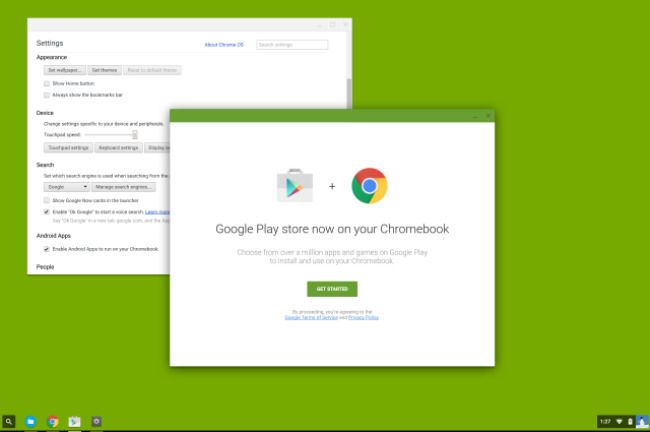 Les applications Android arrivent enfin sur Chromebook