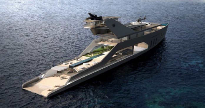 Ce yacht de luxe possède sa propre plage