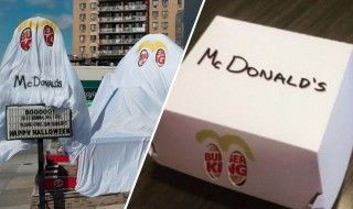 Burger King trolle McDonald's pour halloween