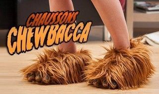 Ces chaussons Chewbacca poussent des cris de Wookie quand vous marchez