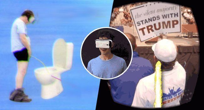 Avec Pee World VR urinez en Réalité Virtuelle dans des endroits surréalistes !