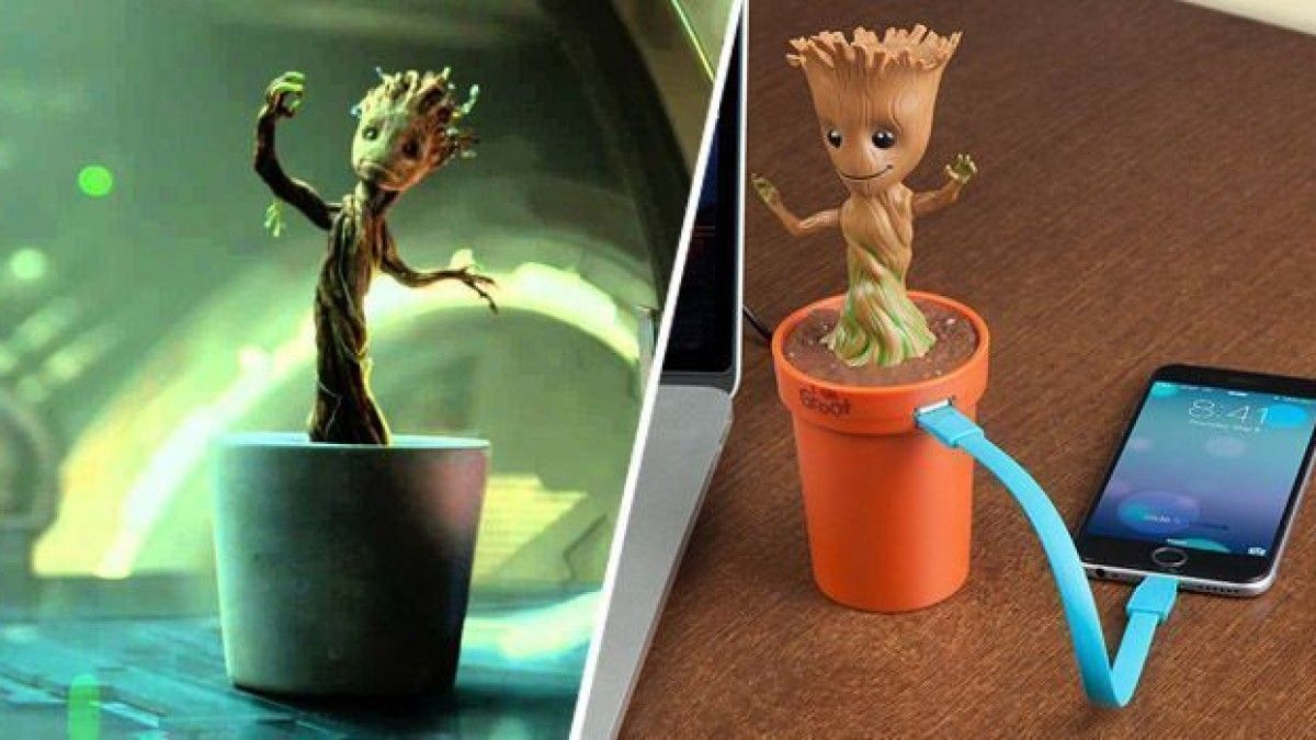 Ce Bebe Groot Danse En Rechargeant Votre Smartphone