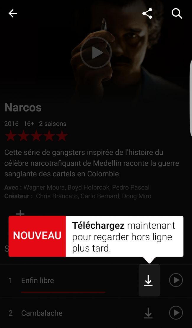 Netflix : regardez vos films et vos séries sans connexion #4