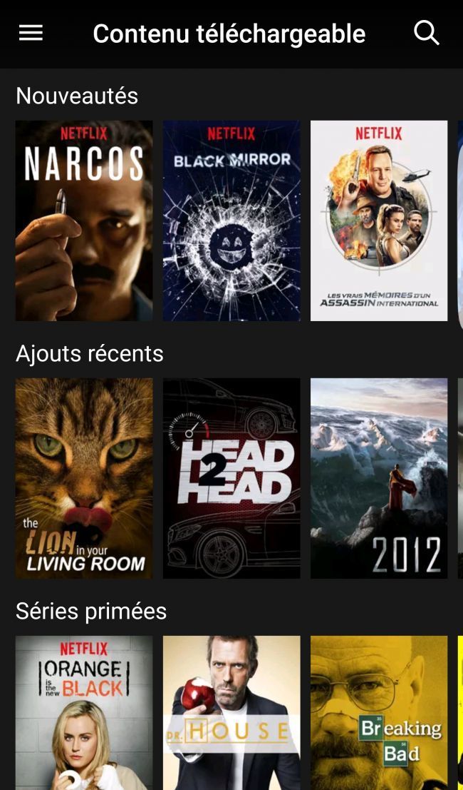 Netflix : regardez vos films et vos séries sans connexion #3