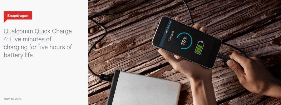 Quick Charge 4 : 5 minutes suffisent pour recharger votre smartphone