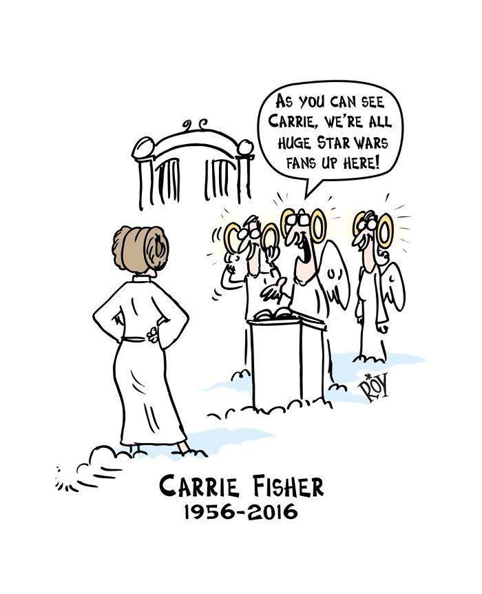 Carrie Fisher : les hommages touchants des artistes du monde entier #4