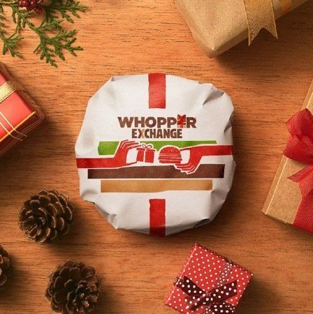 Burger King échange vos cadeaux de Noël décevants contre des Whoppers