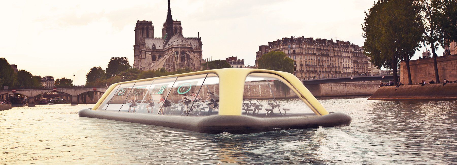 Paris Navigating Gym : une salle de sport qui flotte sur la Seine #2