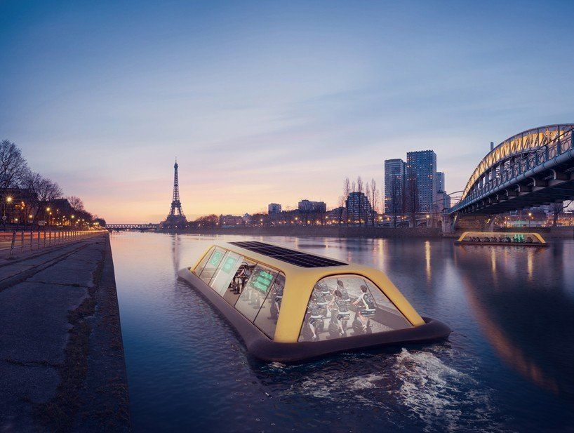 Paris Navigating Gym : une salle de sport qui flotte sur la Seine