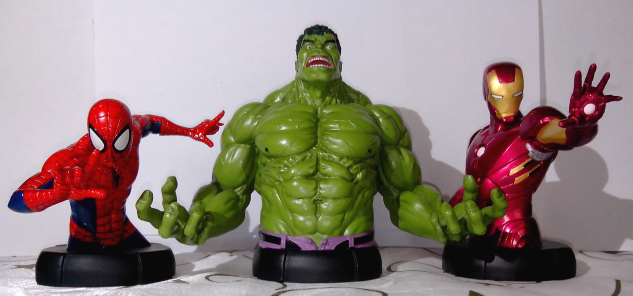 Marvel et Altaya sortent des bustes Spider-Man, Iron Man et Hulk à 4,99€