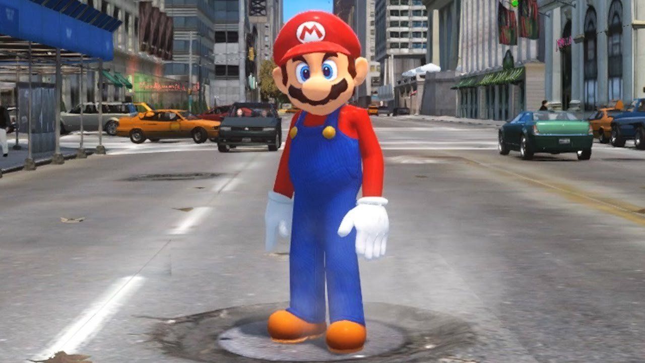 Une parodie de Super Mario Odyssey dans GTA IV