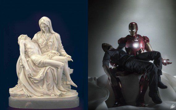 Un photographe utilise des figurines Marvel pour réinventer des œuvres d'art célèbres #6