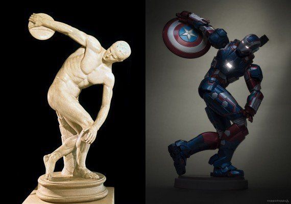 Un photographe utilise des figurines Marvel pour réinventer des œuvres d'art célèbres #8