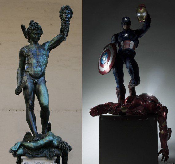 Un photographe utilise des figurines Marvel pour réinventer des œuvres d'art célèbres #4