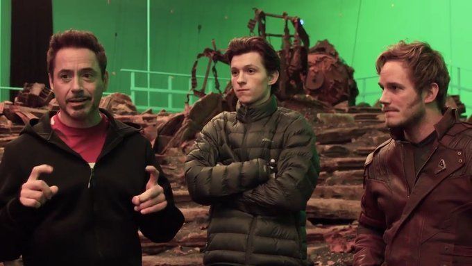 Avengers 3 Infinity War : une vidéo du tournage avec Iron Man, Spider-Man et Star-Lord
