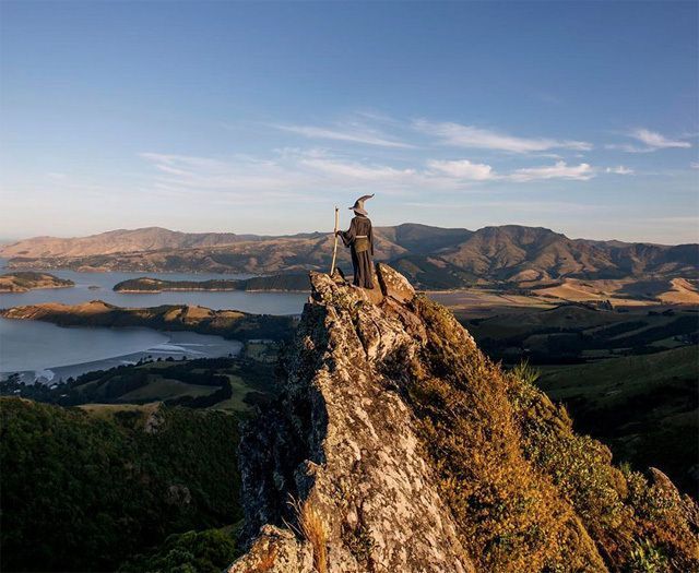 Un photographe visite la Nouvelle-Zélande déguisé en Gandalf #9