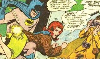 Autrefois Batman et Superman donnaient la fessée aux femmes
