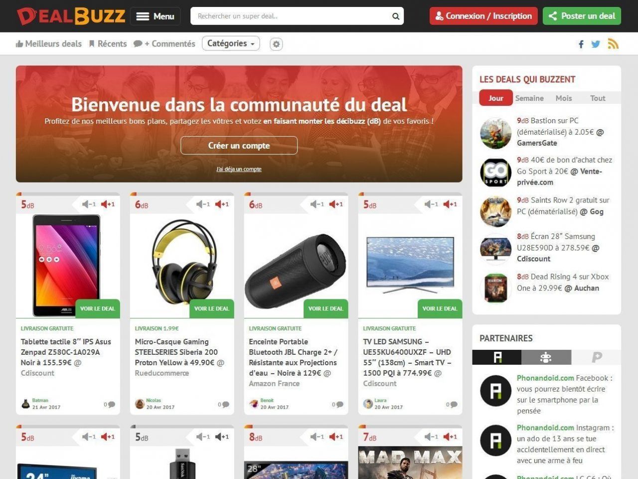 DealBuzz : un site pour regrouper tous les bons plans du web