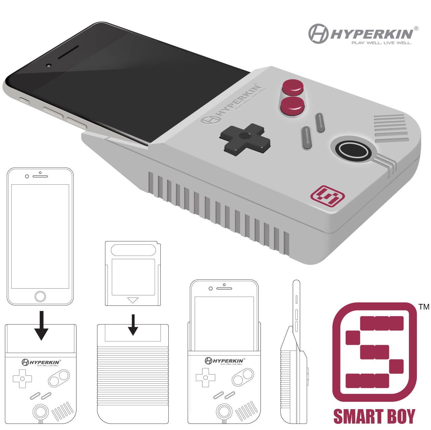 La coque Smart Boy lit les cartouches Gameboy sur smartphone #3