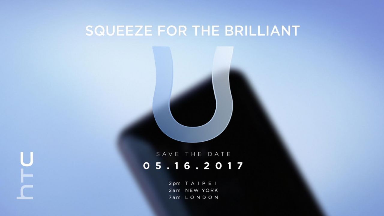 Le HTC U 11 sera dévoilé le 16 Mai