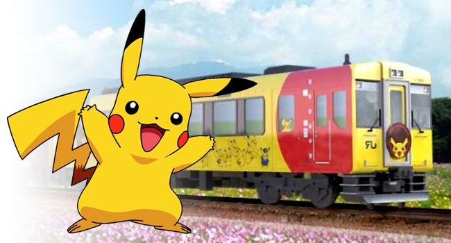 Pokémons : cet été voyagez en train Pikachu