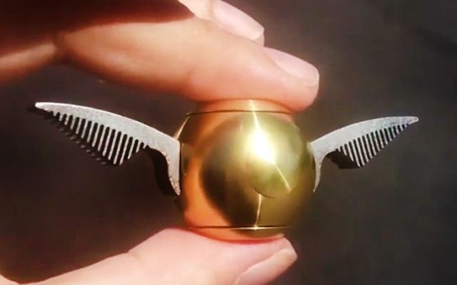 Un Hand Spinner Vif d'Or pour les fans de Harry Potter