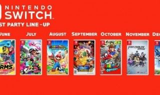 E3 2017 : Nintendo annonce 1 gros jeu par mois sur Switch jusqu'en 2018