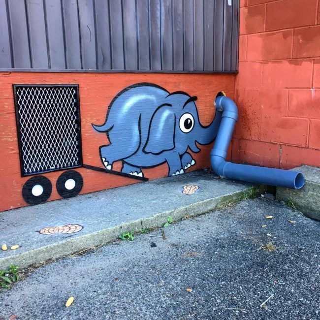 Street art : un artiste utilise le mobilier urbain de New York comme terrain de jeu #4