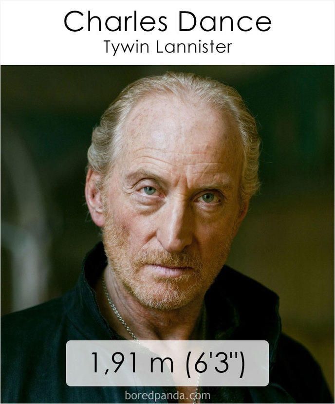 Game Of Thrones : découvrez les tailles des acteurs #44
