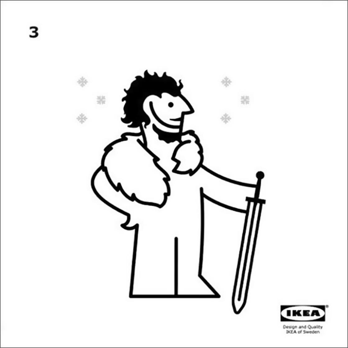 Game of Thrones : IKEA explique comment fabriquer une cape avec un tapis #5