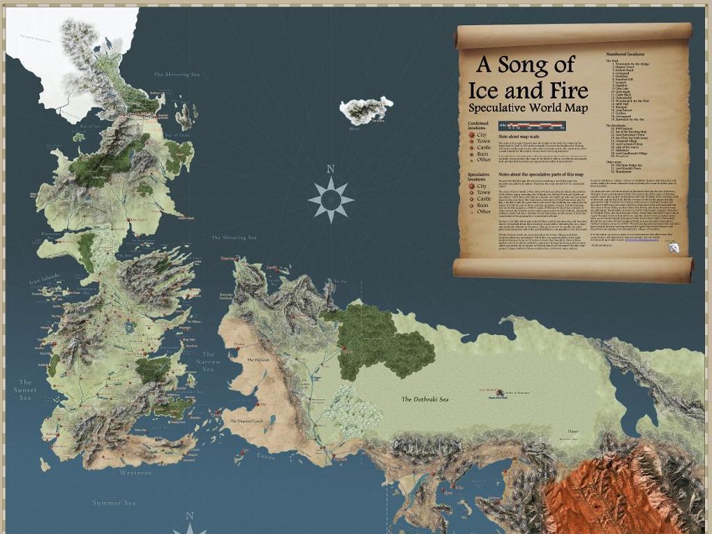 Game Of thrones : une carte interactive pour tout comprendre