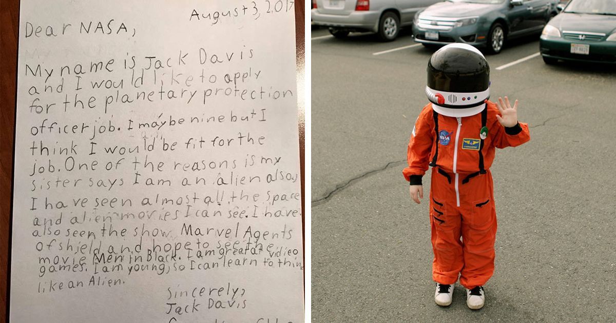 NASA : un petit garçon postule pour devenir Gardien de la Galaxie