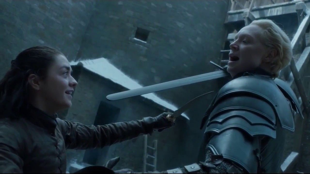 Game Of Thrones : Revivez le duel entre Arya et Brienne