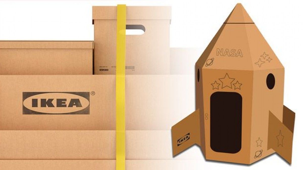  IKEA  Transformez vos cartons  en navettes spatiales