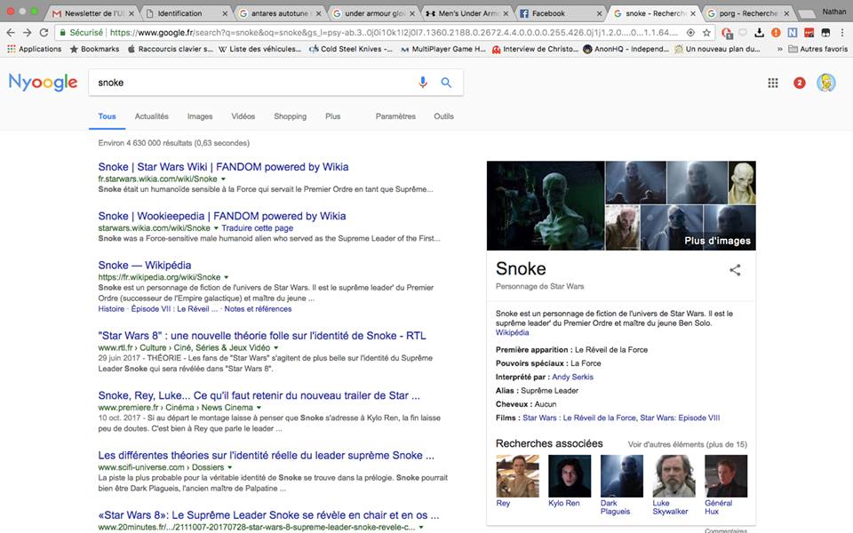 Star Wars épisode 8 : Google a t-il spoilé l'identité de Snoke? #2