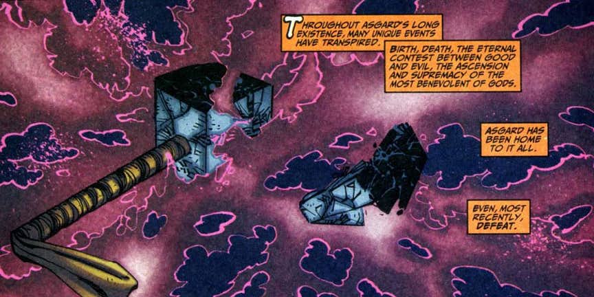 Thor Ragnarok : Mjolnir à déjà été détruit et réparé 6 fois #12