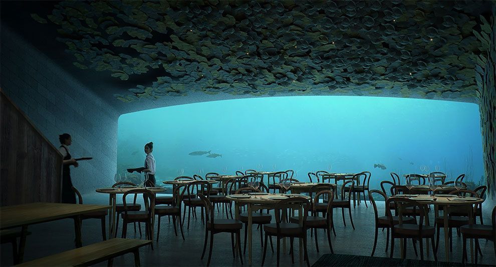 Under : le premier restaurant sous-marin se trouve en Norvège #3