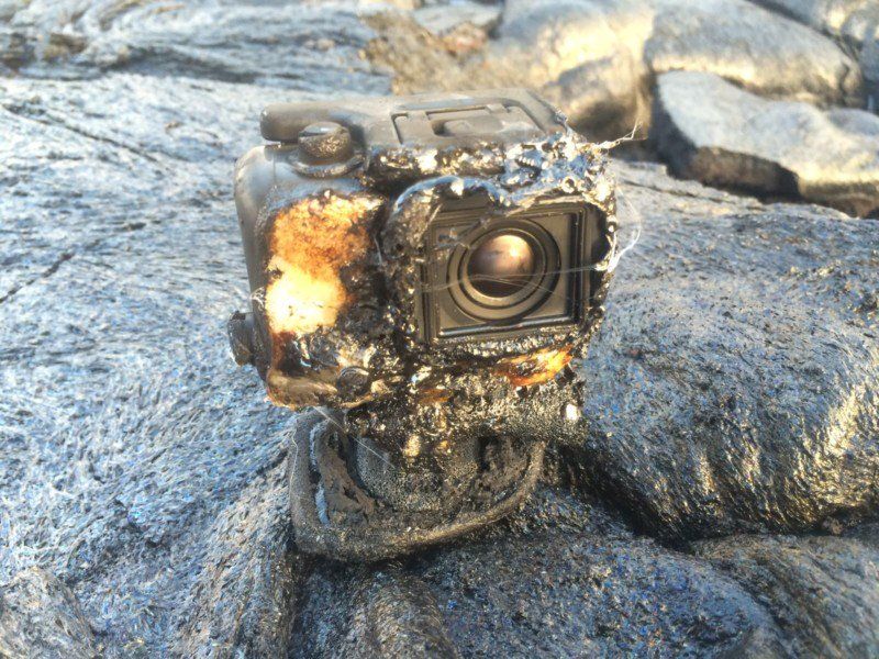 Une camera GoPro survit à de la lave en fusion #2