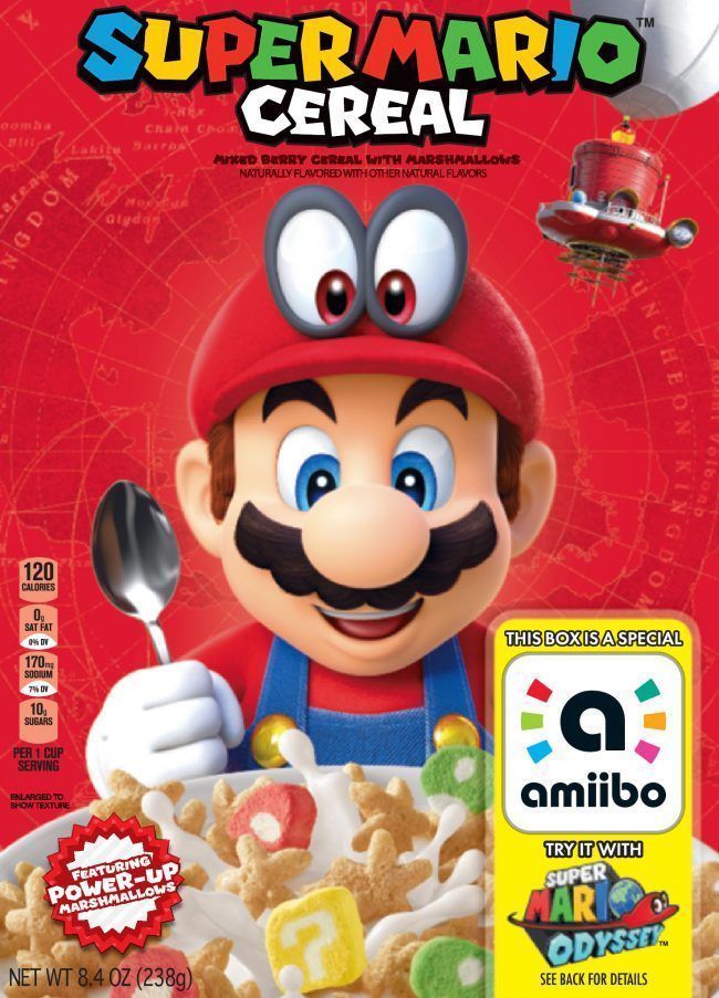 Super Mario Cereal : des céréales amiibo pour Super Mario Odyssey #4
