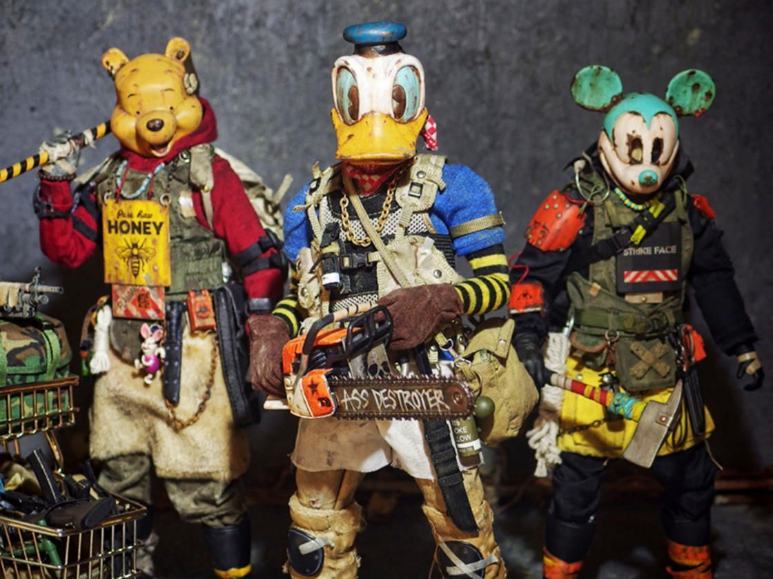 BadlandToys : Pikachu, Donald et Mickey en version post-apocalyptique #13