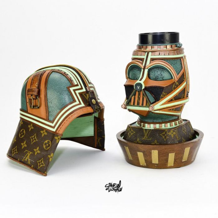Des sculptures Star Wars fabriquées avec des sacs Louis Vuitton #9
