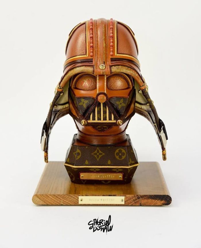 Des sculptures Star Wars fabriquées avec des sacs Louis Vuitton #11